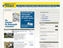 Tablet Screenshot of markt.promobil.de